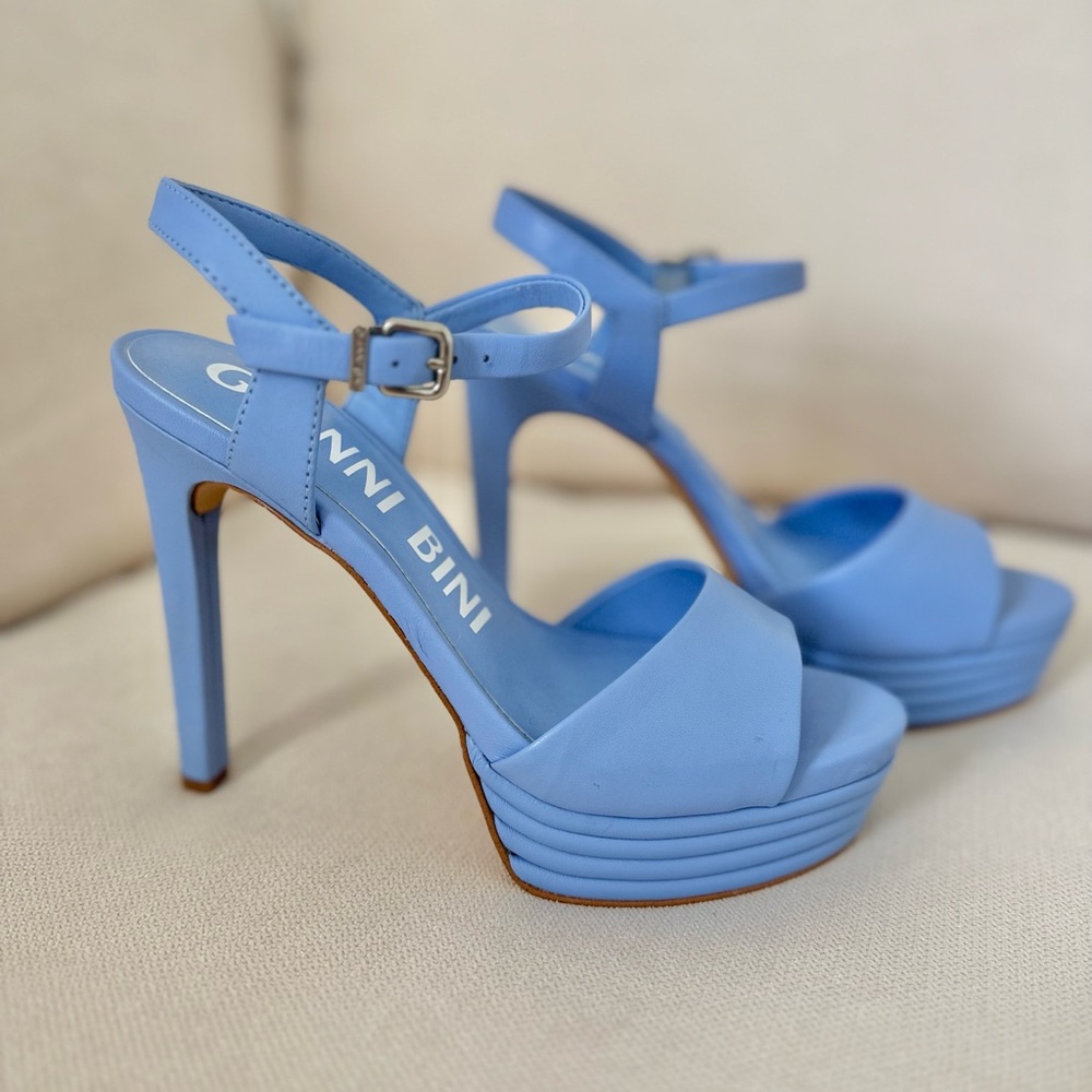 Gianni Bini Women’s Periwinkle Blue High Heel Sandals